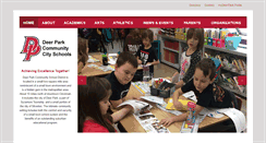 Desktop Screenshot of deerparkcityschools.org